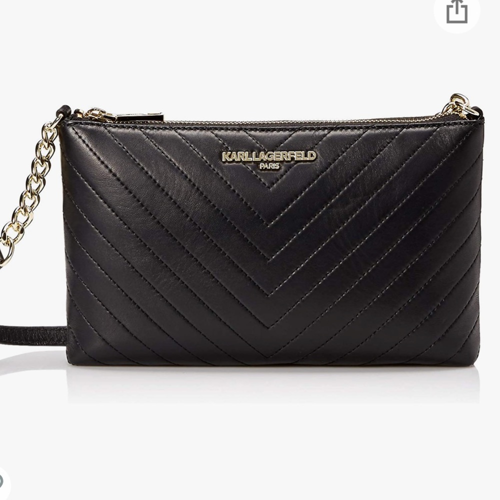 Karl Lagerfeld Paris Charlotte crossbody bag black